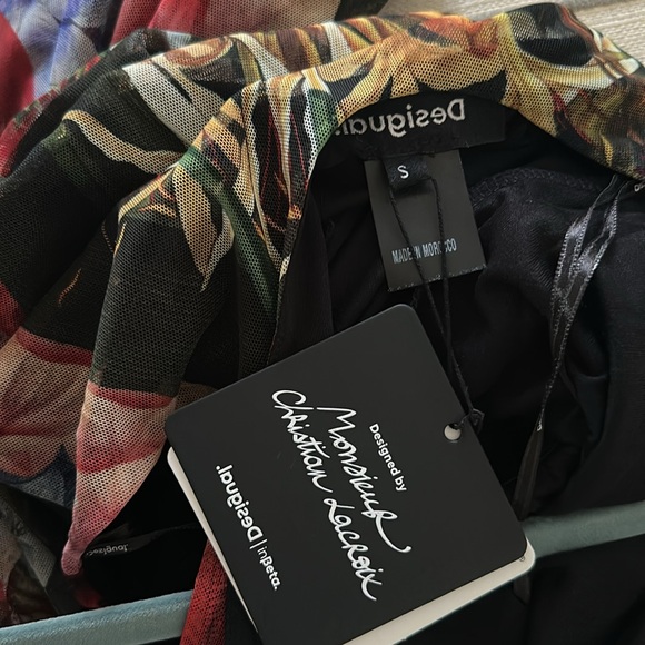 Desigual by C. Lacroix Midi Tropical Dress 
Floral Sleeveless  Dress - Picture 10 of 11